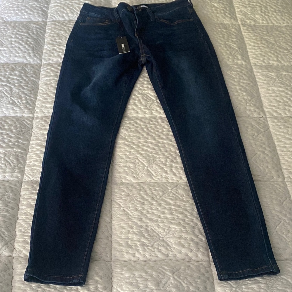 Fashion Nova Dark Blue Men's Straight Jeans